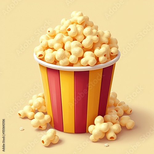 bucket of popcorn