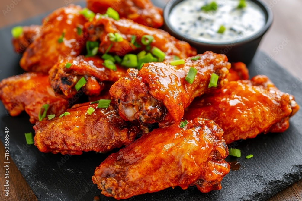 Crispy Chicken Wings with Spicy Glaze Crispy Chicken Wings with Spicy Glaze