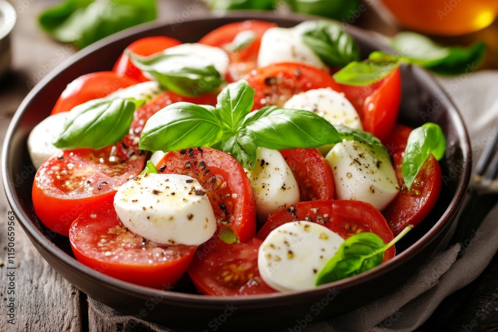 Caprese Salad - Fresh Tomato and Mozzarella Delight Caprese Salad - Fresh Tomato and Mozzarella Delight