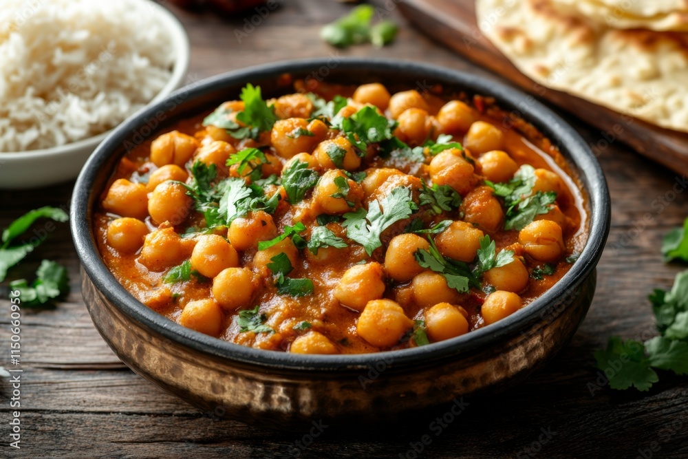 Spicy Chickpea Curry with Aromatic Rice Spicy Chickpea Curry with Aromatic Rice