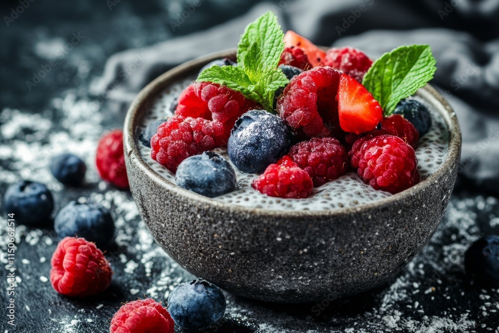 Vibrant Berry Chia Pudding - A Healthy and Delicious Treat Vibrant Berry Chia Pudding - A Healthy and Delicious Treat