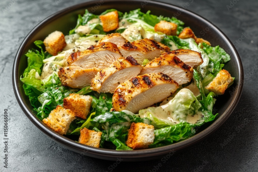 Grilled Chicken Caesar Salad - A Flavorful Feast Grilled Chicken Caesar Salad - A Flavorful Feast