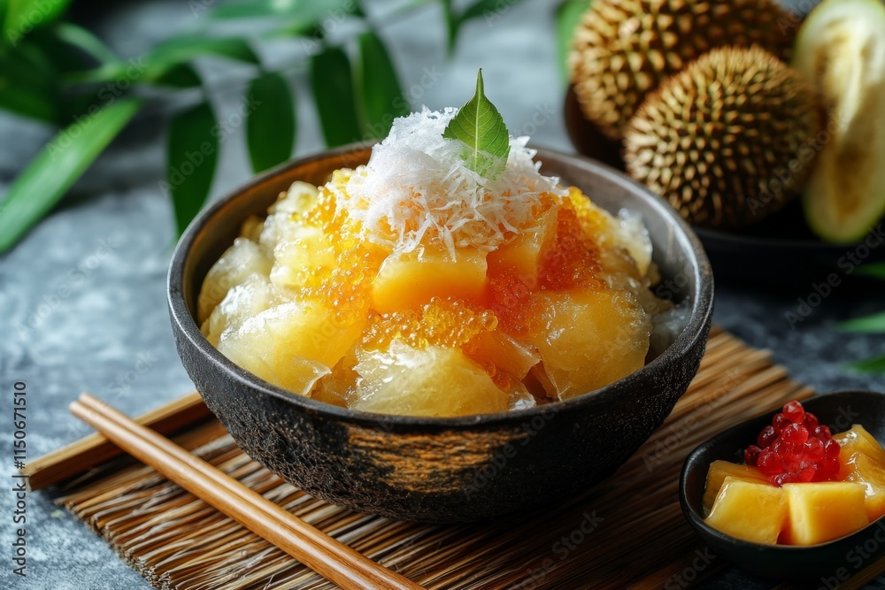 Scrumptious Mango Dessert in a Bowl Scrumptious Mango Dessert in a Bowl