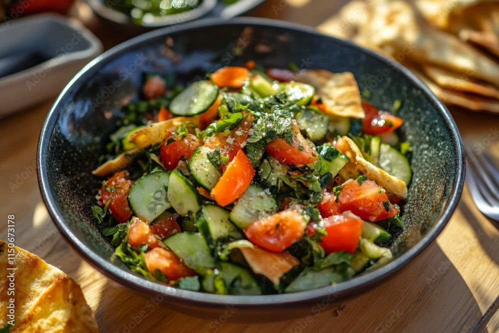 Mediterranean Vegetable Salad - A Colorful and Healthy Dish Mediterranean Vegetable Salad - A Colorful and Healthy Dish