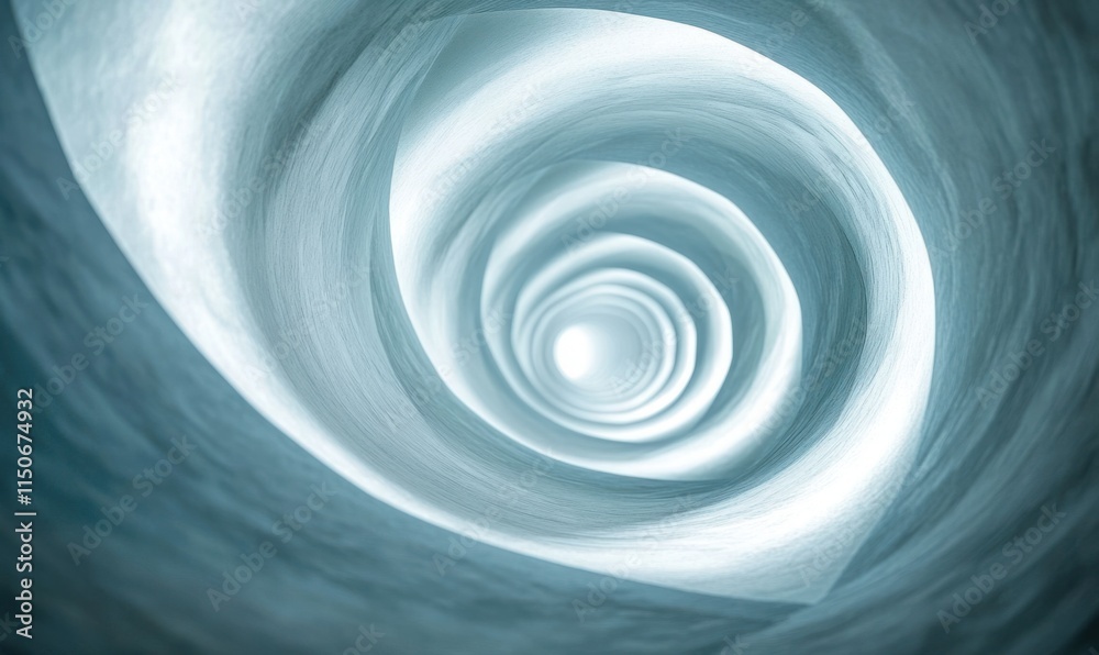 Obraz premium Abstract Swirling Tunnel