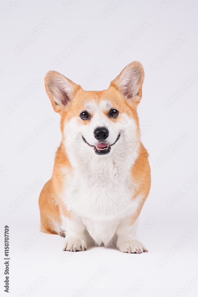 red dog corgi