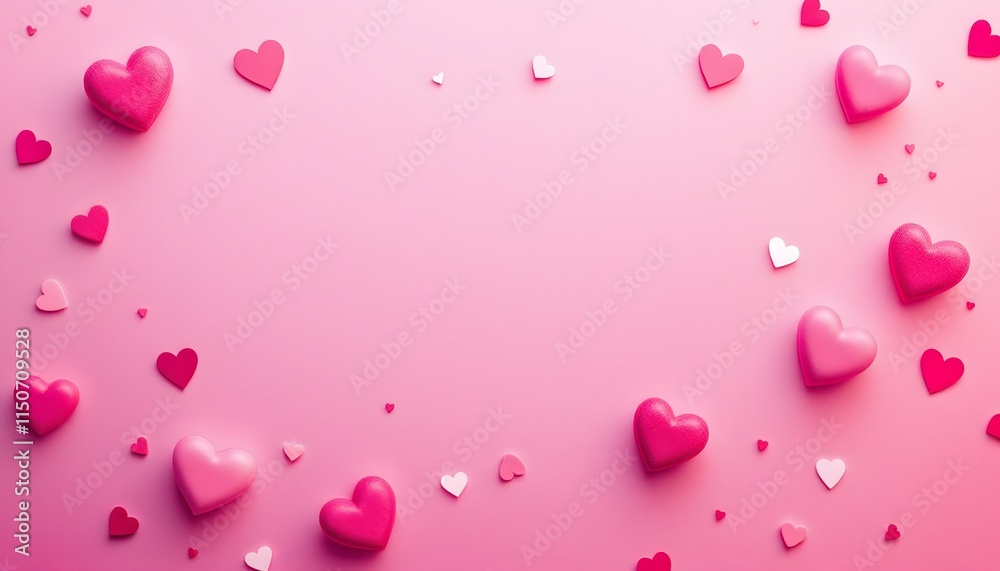 Soft Pink and Red Valentine’s Day Background Soft Pink and Red Valentine’s Day Background