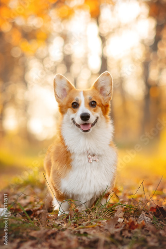 red dog corgi
