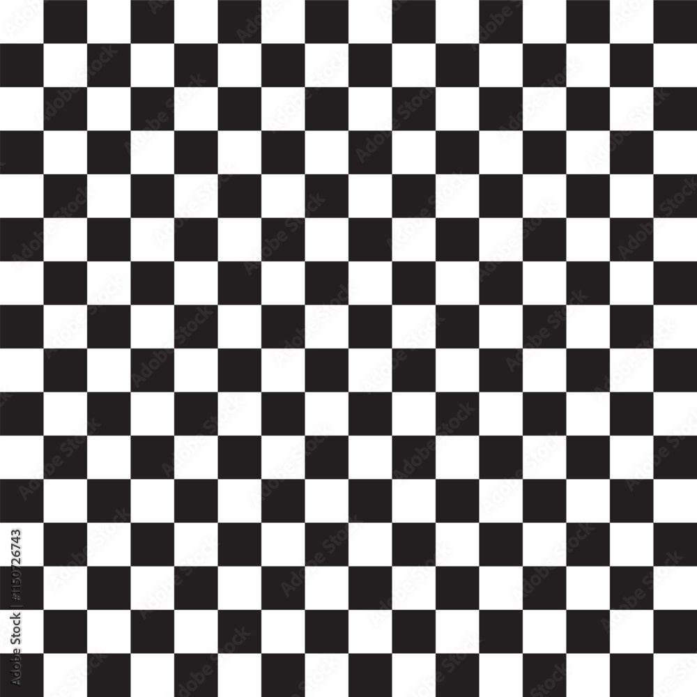 Fototapeta premium Seamless chequered pattern vector background. Check pattern.