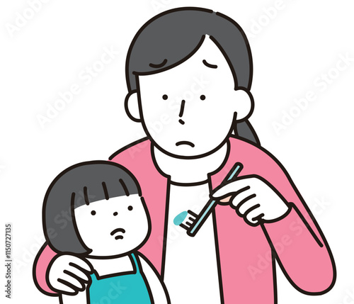 歯磨きを嫌がる子ども