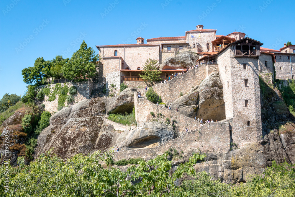 Fototapeta premium Views of the Meteora monasteries in Greece
