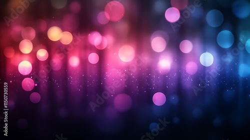 Abstract bokeh background with pink and blue lights