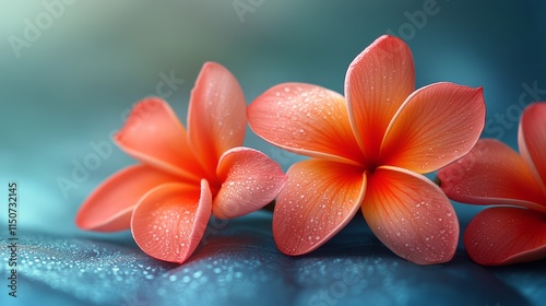 Vibrant flower blooms amidst soft glowing lights in a serene garden setting