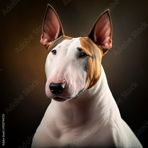 Ritratto di un bull terrier photo