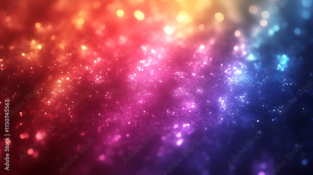 Abstract Colorful Glittering Background With Bokeh Lights Abstract Colorful Glittering Background With Bokeh Lights