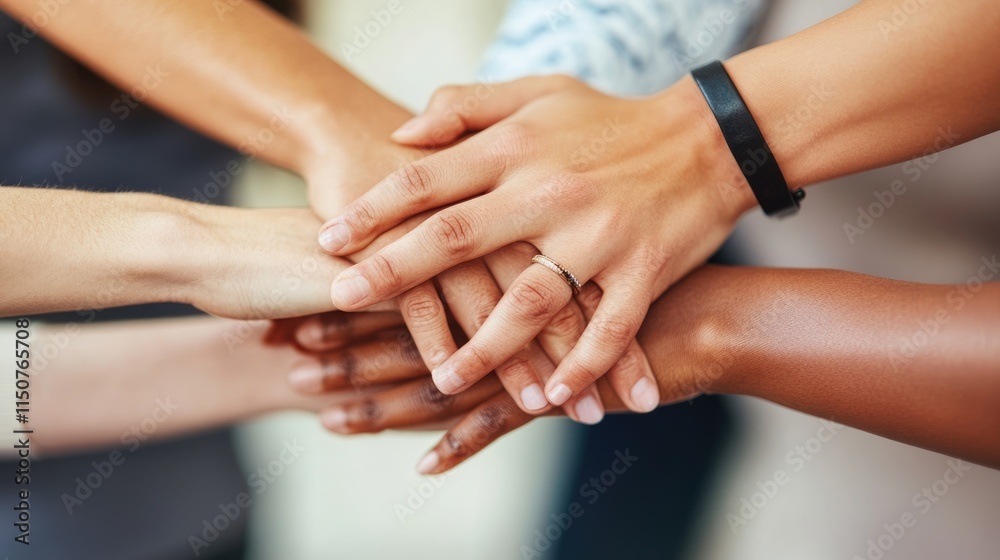 Hands Joined Together: A Symbol of Unity and Teamwork Hands Joined Together: A Symbol of Unity and Teamwork