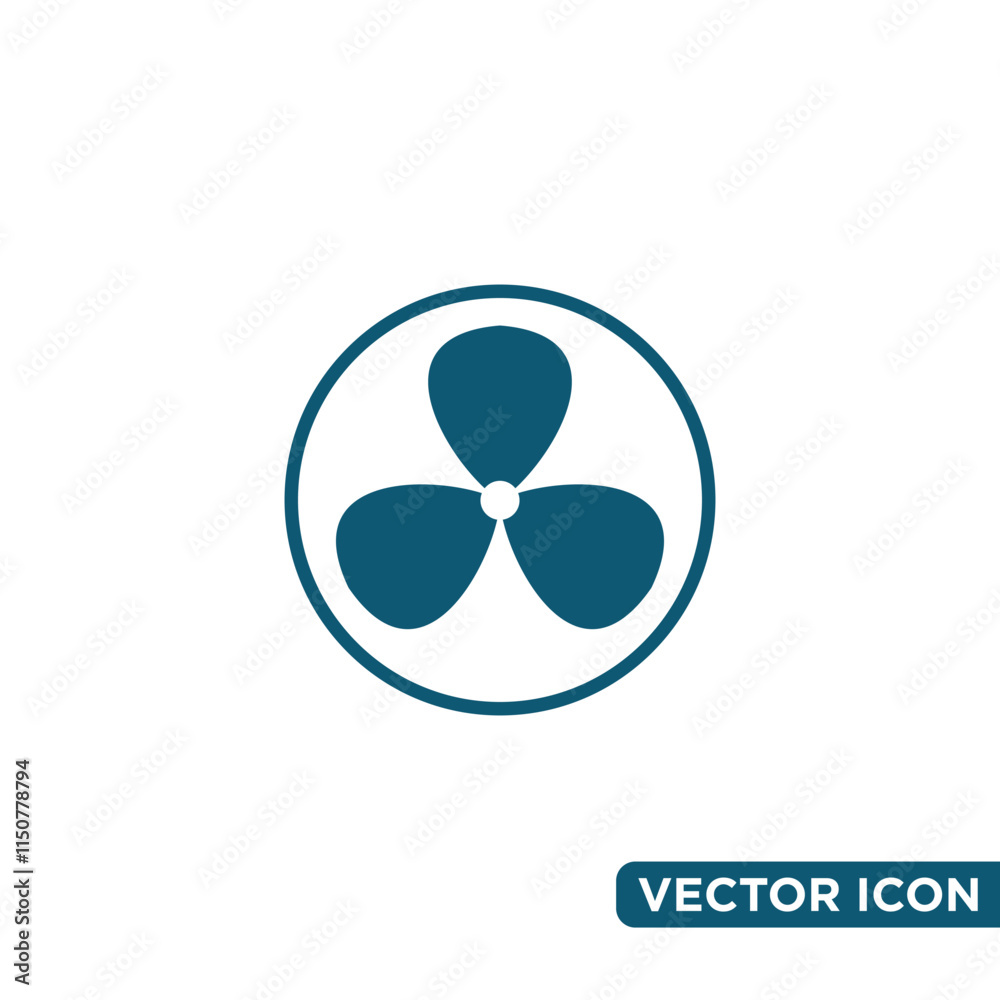 Simple Fan Icon Design Template Simple Fan Icon Design Template