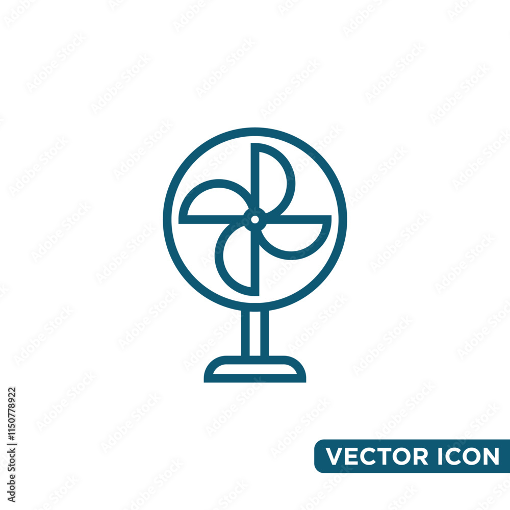 Simple Fan Icon Design Template Simple Fan Icon Design Template