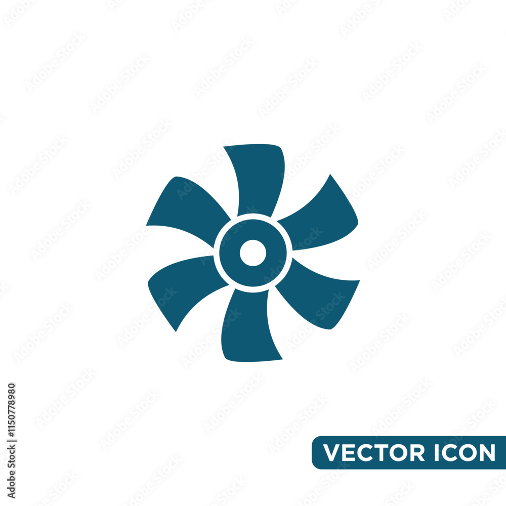Simple Fan Icon Design Template Simple Fan Icon Design Template
