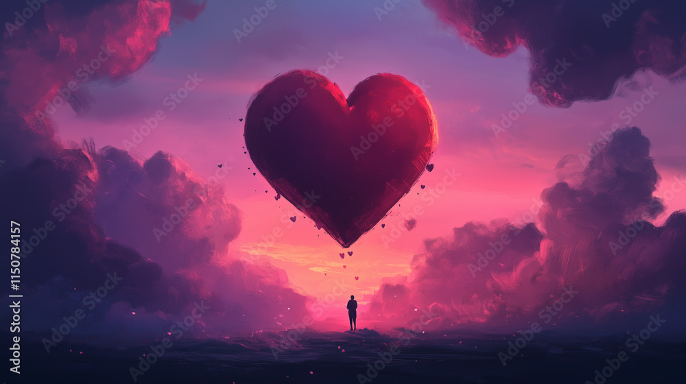 Fototapeta premium a Valentine's Day concept