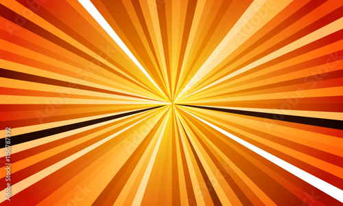 Pop art orange comics book cartoon. Vintage backdrop burst for comic. stripe color. orange sunburst.