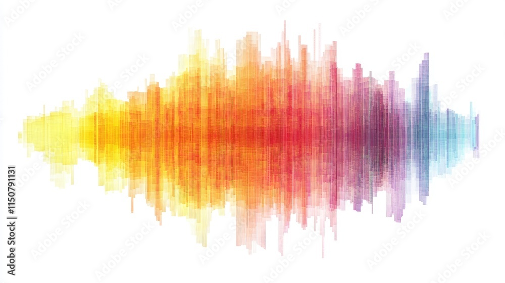 Obraz premium a transparent heat map chart clipart, data density visualization element, modern style, vibrant hues, isolated on white background 