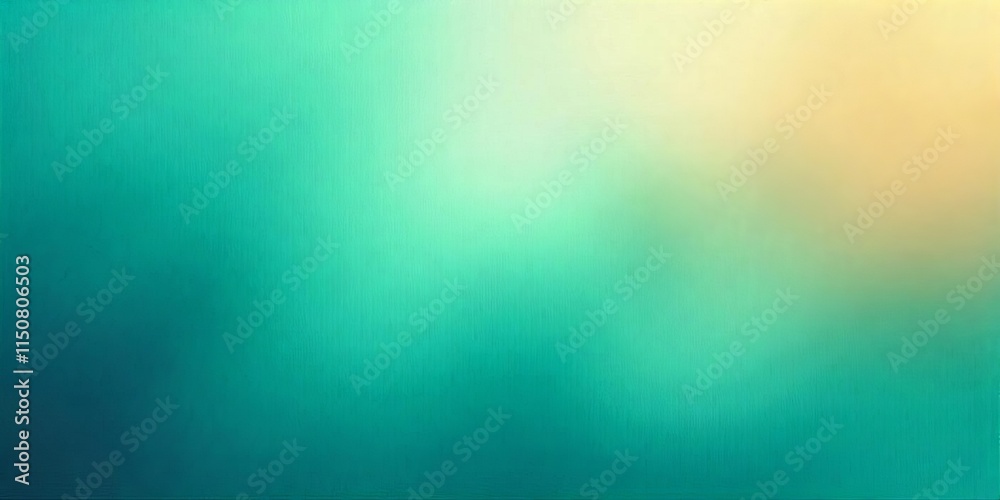 Obraz premium Teal Green Yellow Gradient Abstract Background Texture