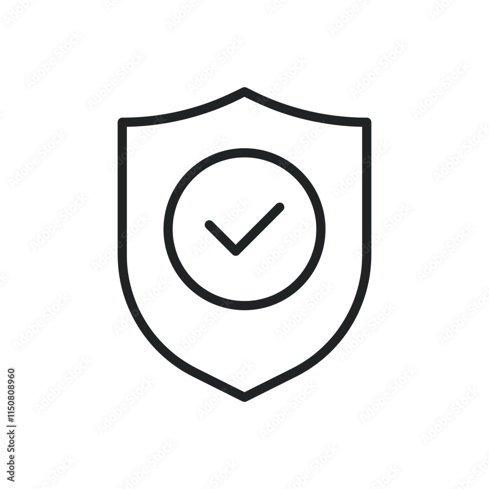Protection thin line icons. Editable stroke and Perfect pixel on transparent background Protection thin line icons. Editable stroke and Perfect pixel on transparent background