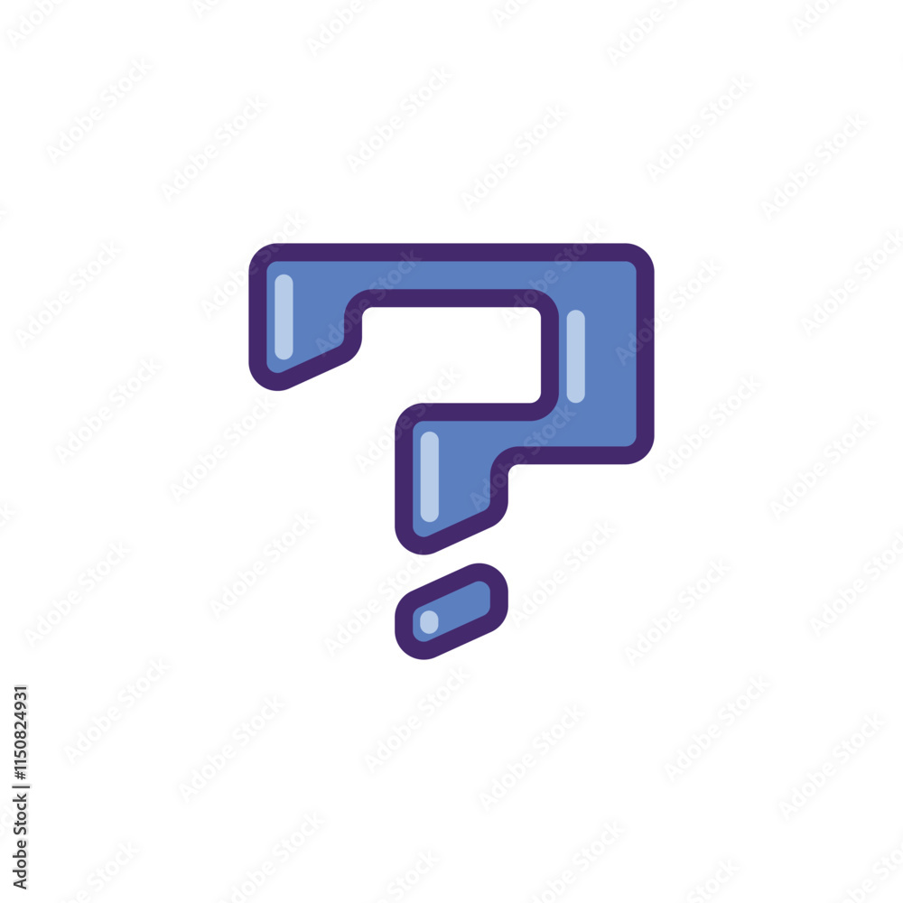 question mark icon vector design template elegant style question mark icon vector design template elegant style