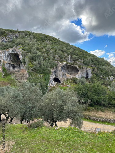 Casmilo caves valley, Coimbra, Portugal. Landscape at Casmilo caves valley in Coimbra, Portugal photo