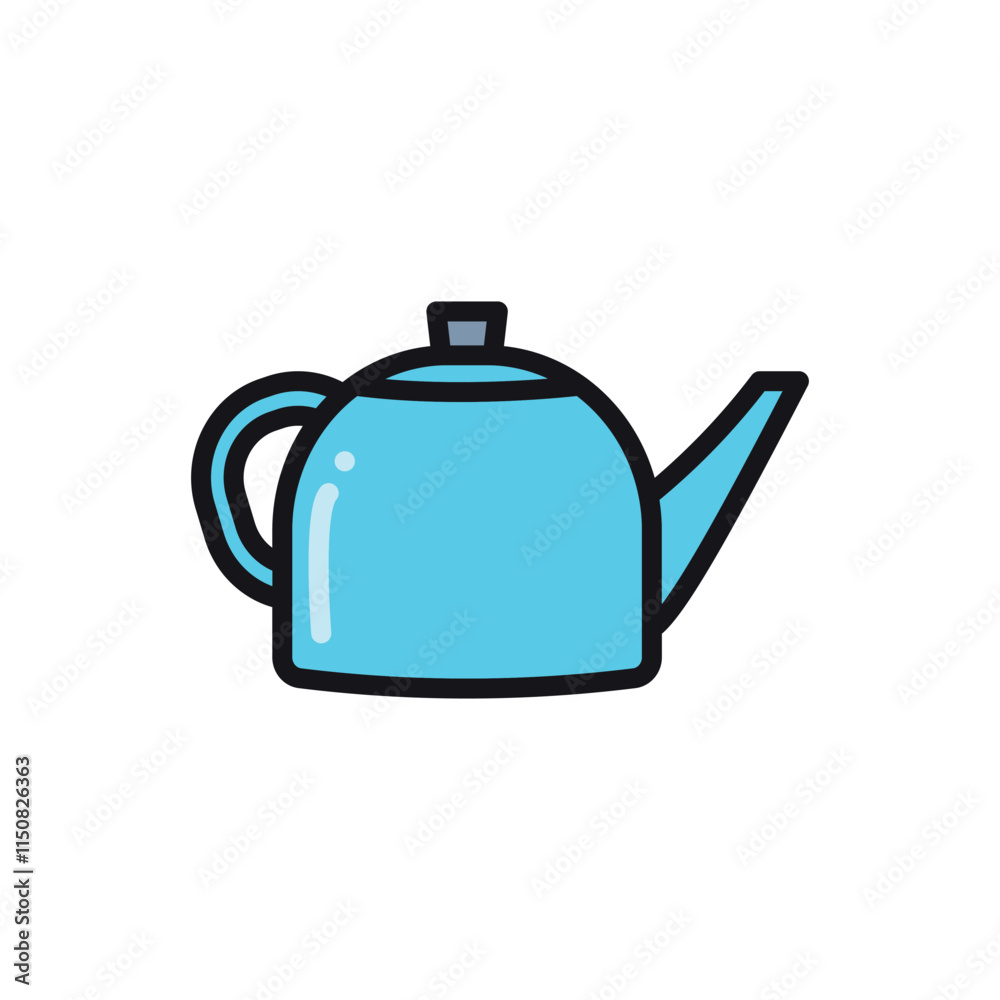 tea pot icon vector design template elegant style tea pot icon vector design template elegant style