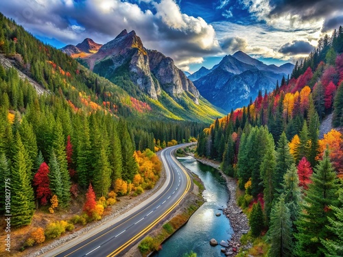 Washington Pass Observation Site, Okanogan County, Scenic Highway 20 photo