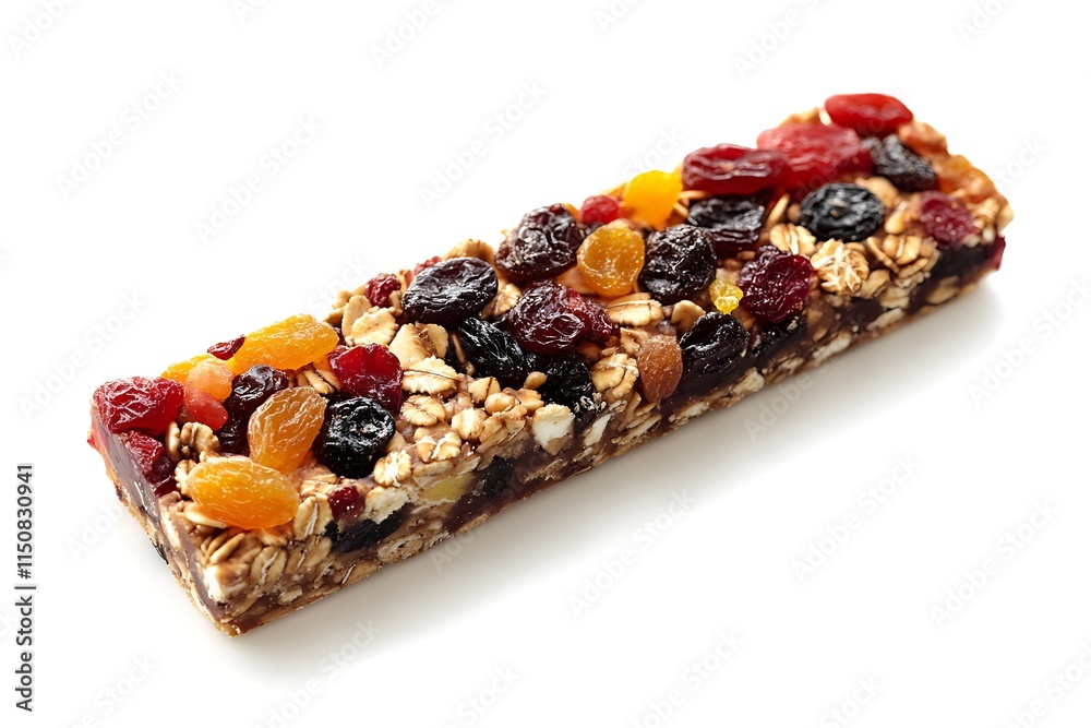 homemade granola bar with dried fruits homemade granola bar with dried fruits