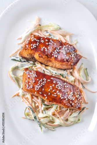 Teriyaki Salmon steaks