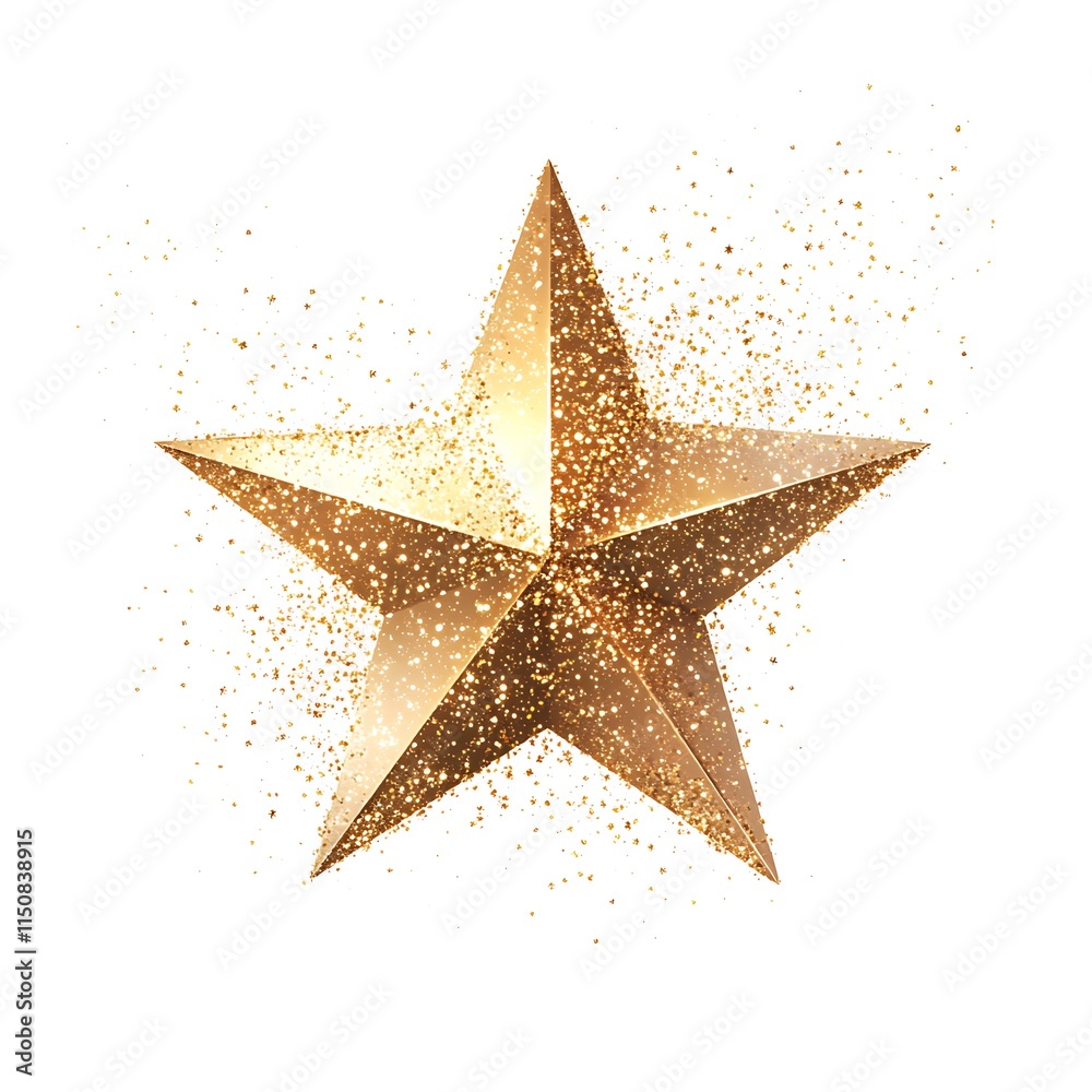 Obraz premium star icon sparkles