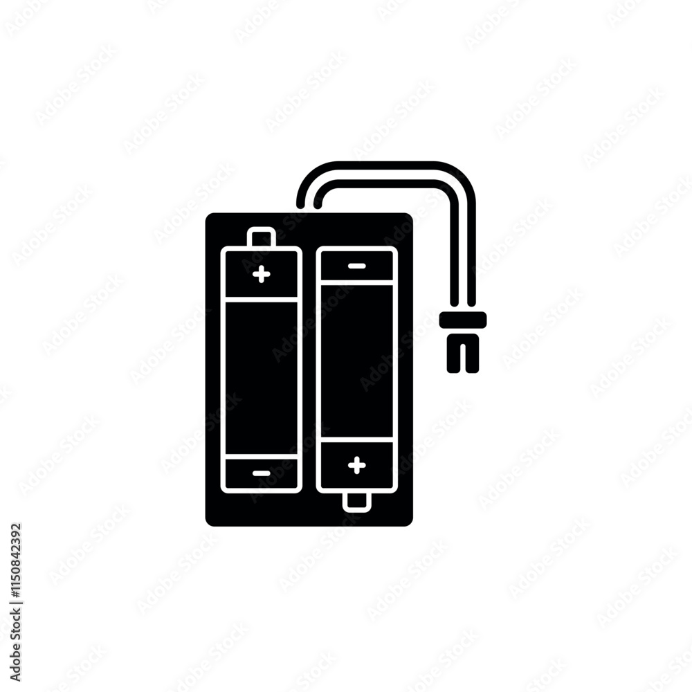 battery icon vector design template elegant style battery icon vector design template elegant style