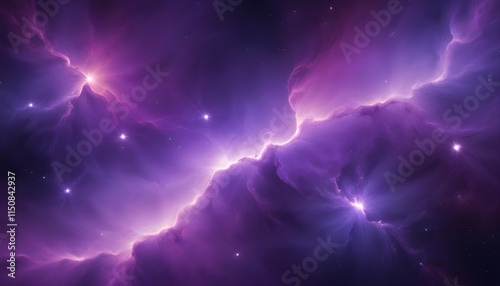 Clear Plain Shiny Warm Soft Vintage Bokeh Cloudy Wave Like Geometric Purple Background or Texture