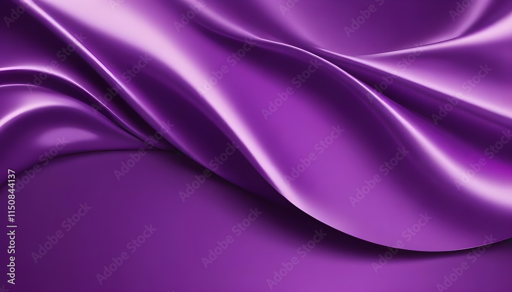 Obraz premium Clear Plain Shiny Warm Soft Vintage Bokeh Cloudy Wave Like Geometric Purple Background or Texture