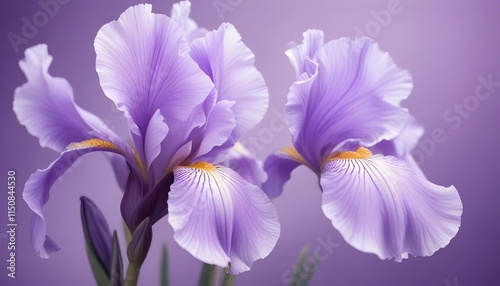 Clear Plain Shiny Warm Soft Vintage Bokeh Cloudy Wave Like Geometric Purple Background or Texture