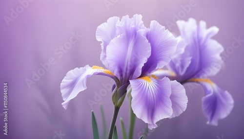 Clear Plain Shiny Warm Soft Vintage Bokeh Cloudy Wave Like Geometric Purple Background or Texture