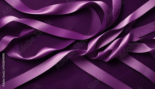 Clear Plain Shiny Warm Soft Vintage Bokeh Cloudy Wave Like Geometric Purple Background or Texture