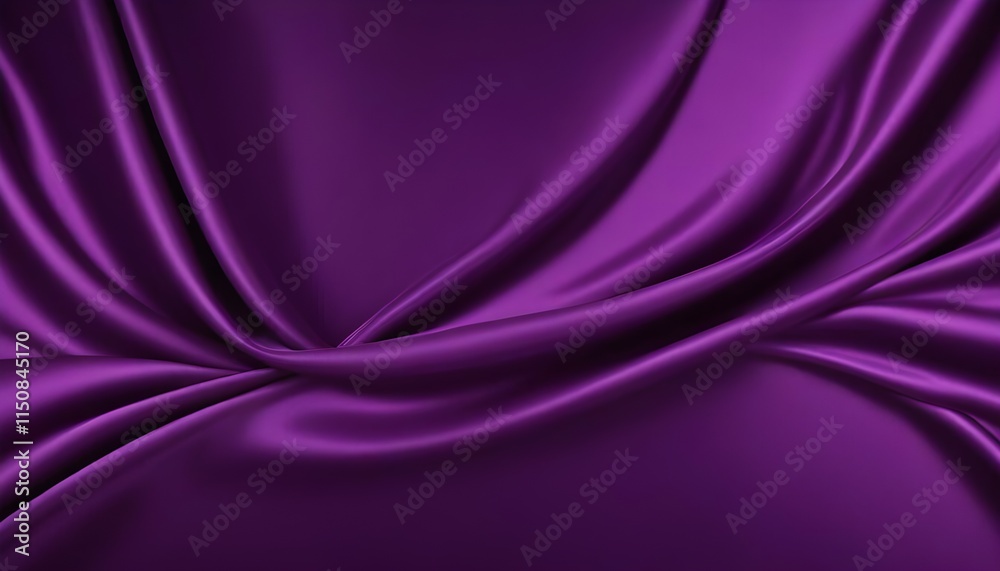 Fototapeta premium Clear Plain Shiny Warm Soft Vintage Bokeh Cloudy Wave Like Geometric Purple Background or Texture