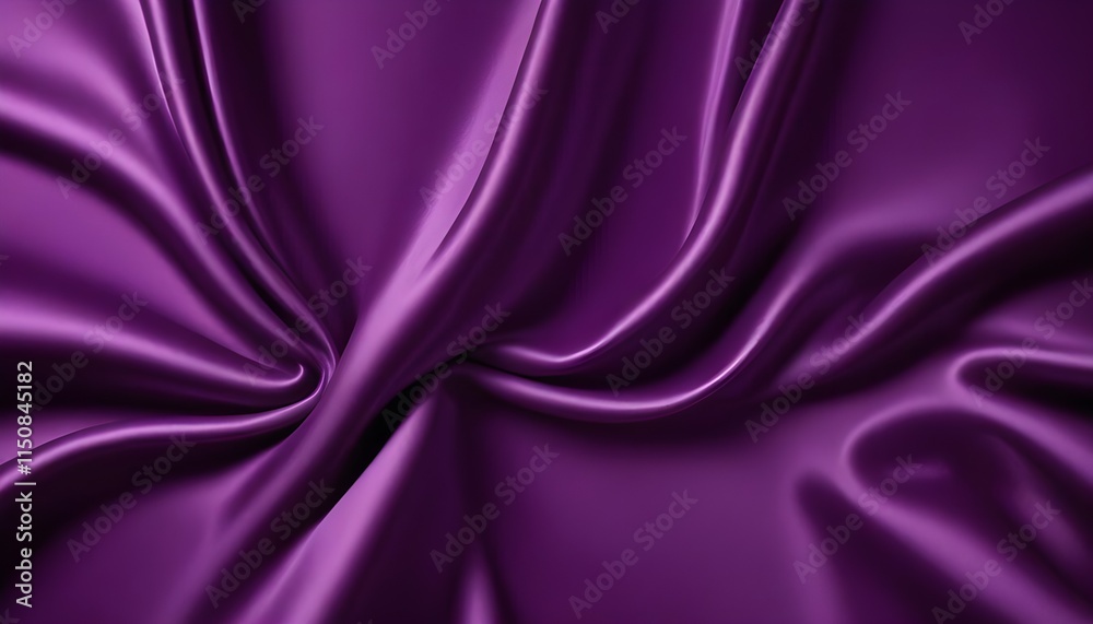 Fototapeta premium Clear Plain Shiny Warm Soft Vintage Bokeh Cloudy Wave Like Geometric Purple Background or Texture