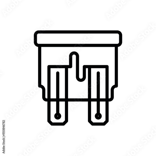 fuse icon vector design template elegant style 