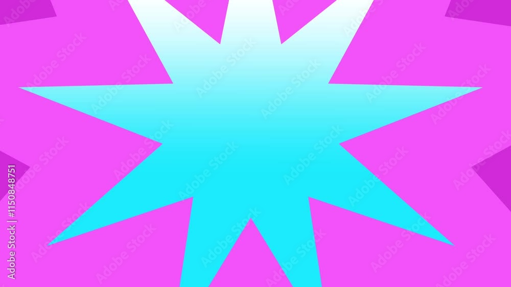 Animation of vibrant image of a pink jelly dessert on a yellow plate, set against a bright blue background. The design is playful and appetizing, evoking sweetness Animation of vibrant image of a pink jelly dessert on a yellow plate, set against a bright blue background. The design is playful and appetizing, evoking sweetness