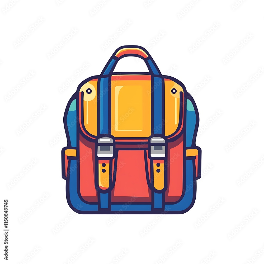 backpack icon simple background backpack icon simple background