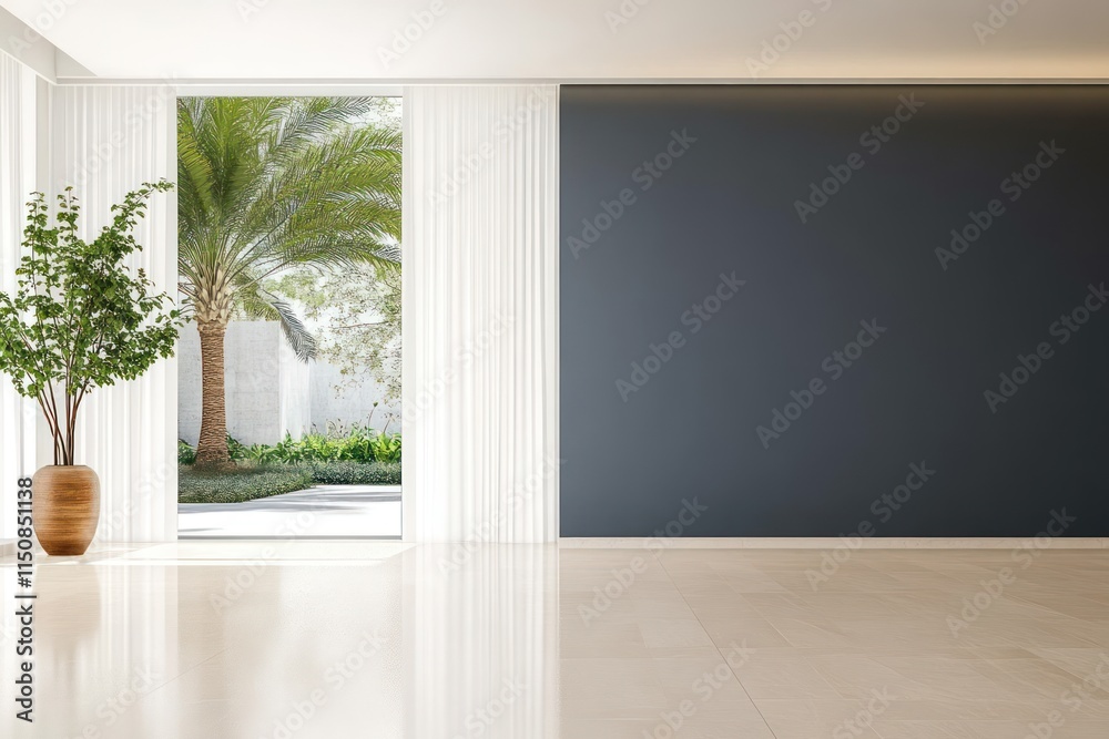 Fototapeta premium Modern 3D Interior Background