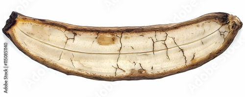 Dried Banana Peel Illustration
