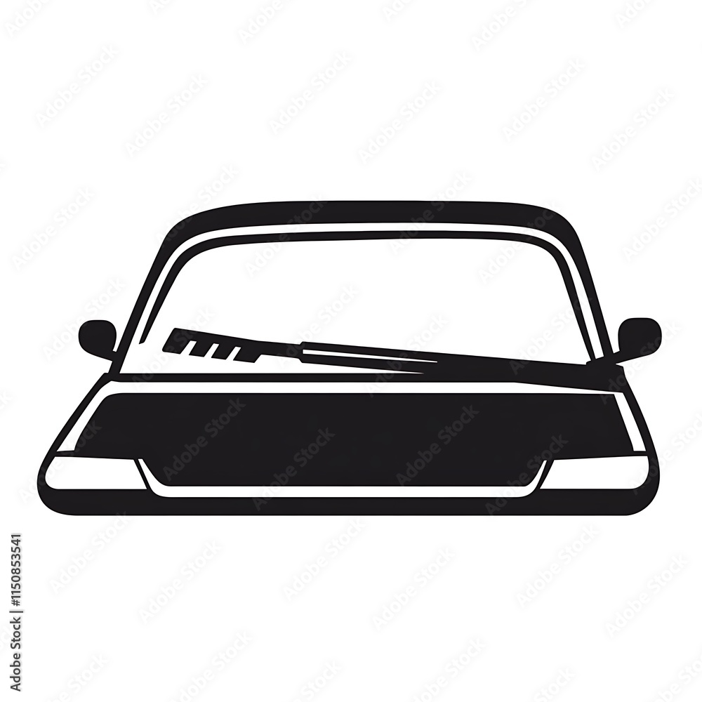 windshield wiper icon simple background windshield wiper icon simple background