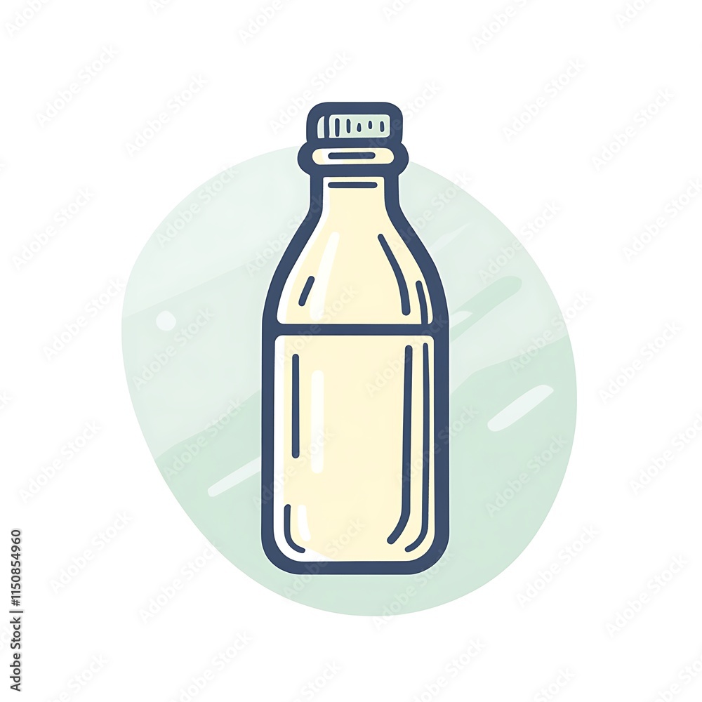 milk bottle icon simple background milk bottle icon simple background